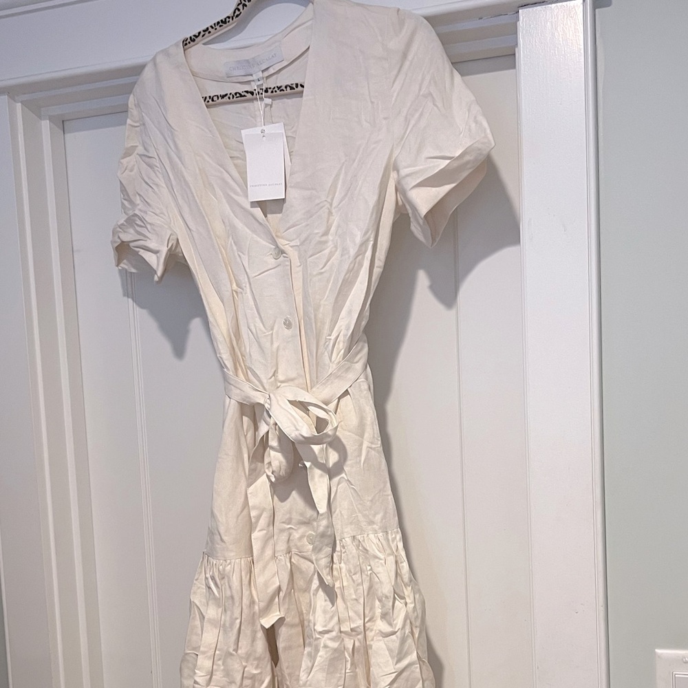Aly Dress in Linen Blend
by christinealcalay.com Sz. L - NWT - Picture 7 of 8